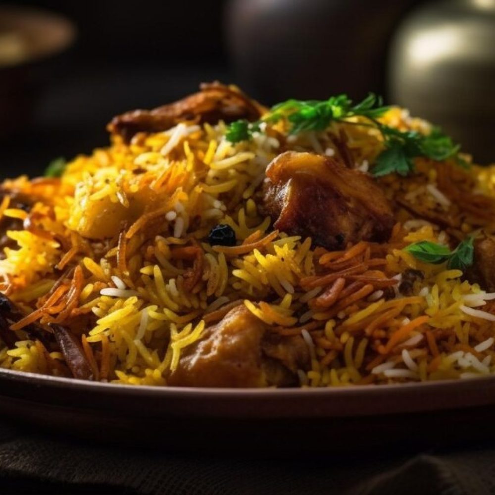 gourmet-biryani-with-saffron-rice-chicken-generated-by-ai_188544-39093